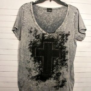 Daytrip Studded Cross Tee